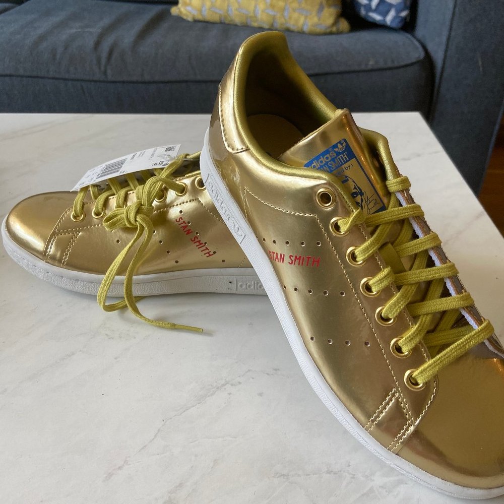 COPY - Adidas, Stan Smith,  Gold Metallic, NEW IN…